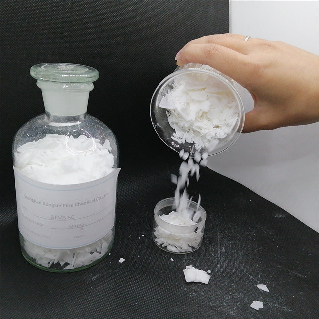 Factory Supply Hair Conditioner Raw Material Behentrimonium Methosulfate Cetearyl Alcohol BTMS 50 CAS 81646-13-1